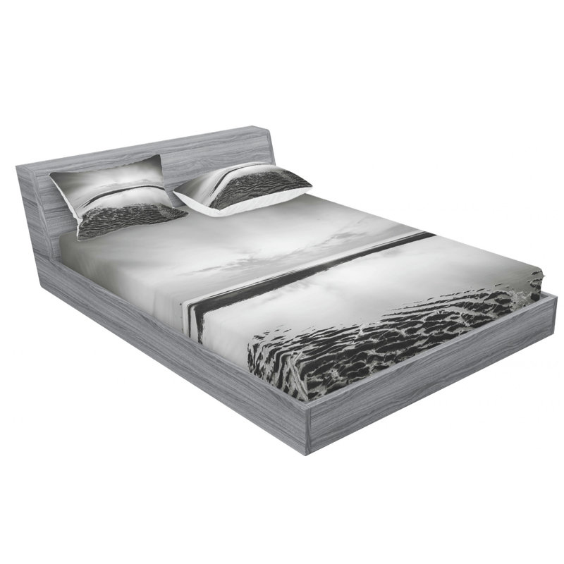 Microfiber Sheet Set, Queen Sheet Set + Fitted Sheet + 2 Pillowcases