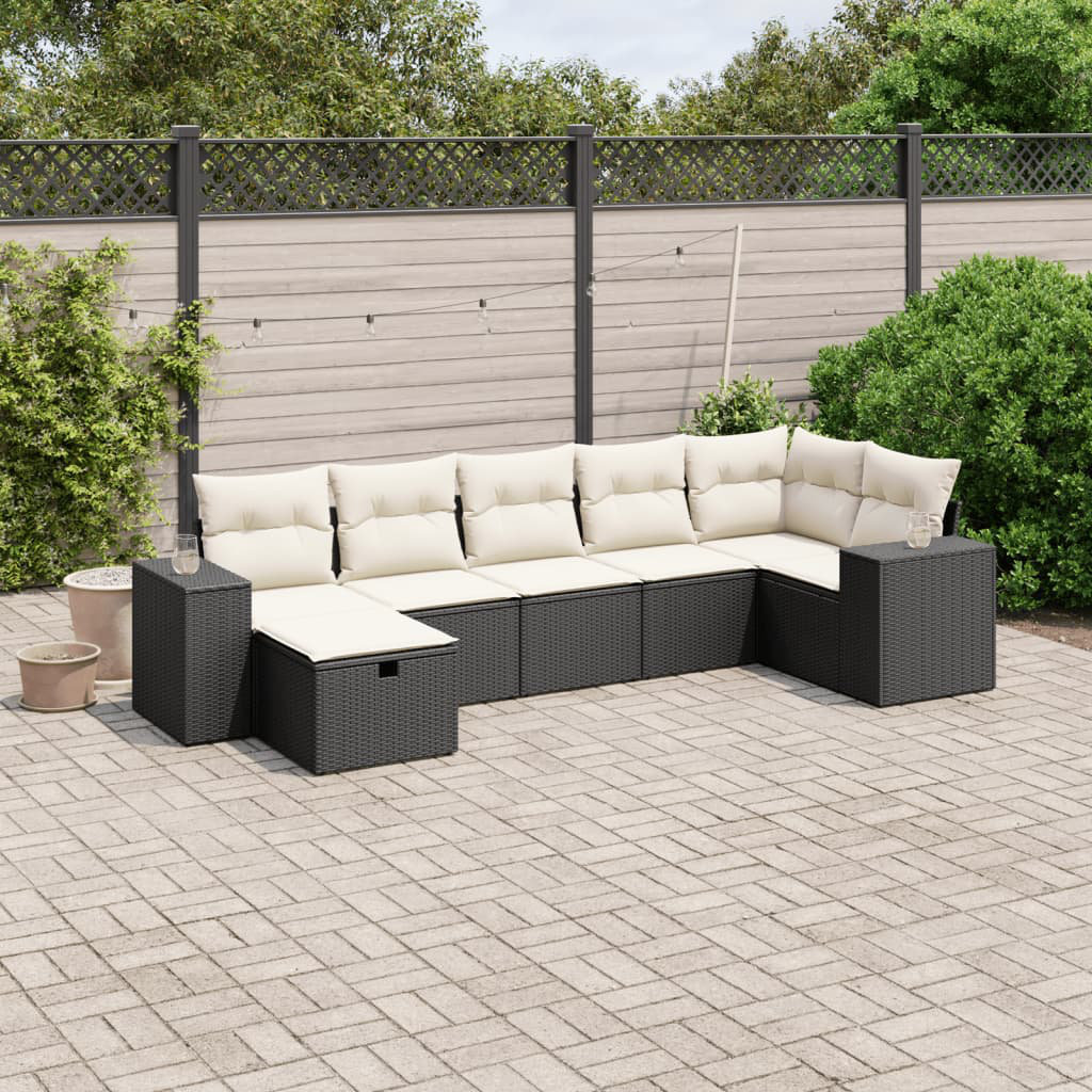 Gartensofa mit Kissen