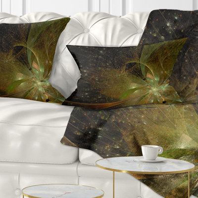 Coussin lombaire en fleur symétrique floral