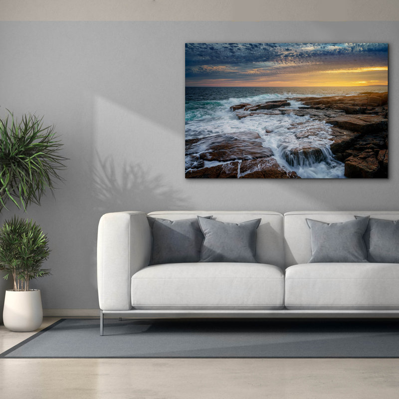Epic Graffiti 'Schoodic Point' by Rick Berk Canvas Wall Art