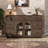 Storage Cabinet With 2 Doors And 7 Drawers, Living Room Cabinet-185084158