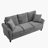 Costilla 78.35'' Upholstered Sofa-1682959126
