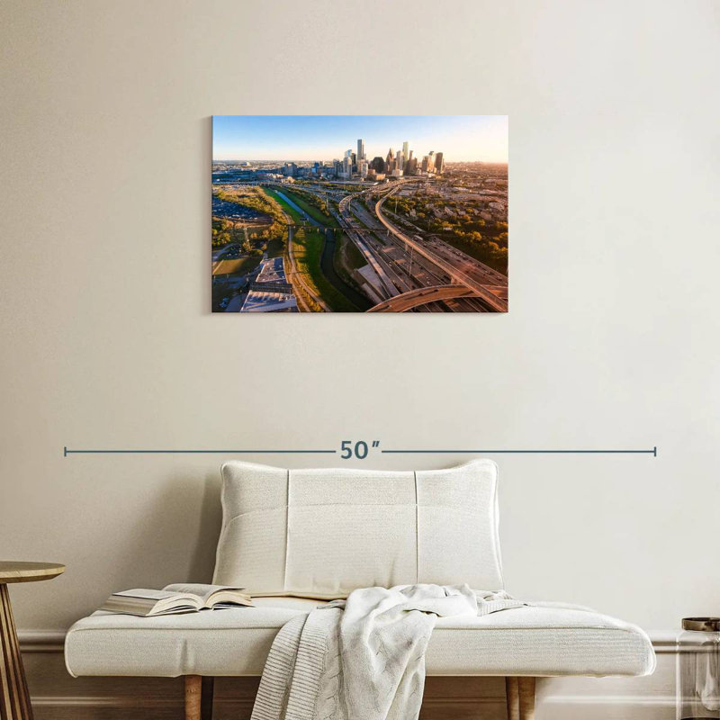 Horizon urbain de Sirci à Houston, H 20 po x l 30 po