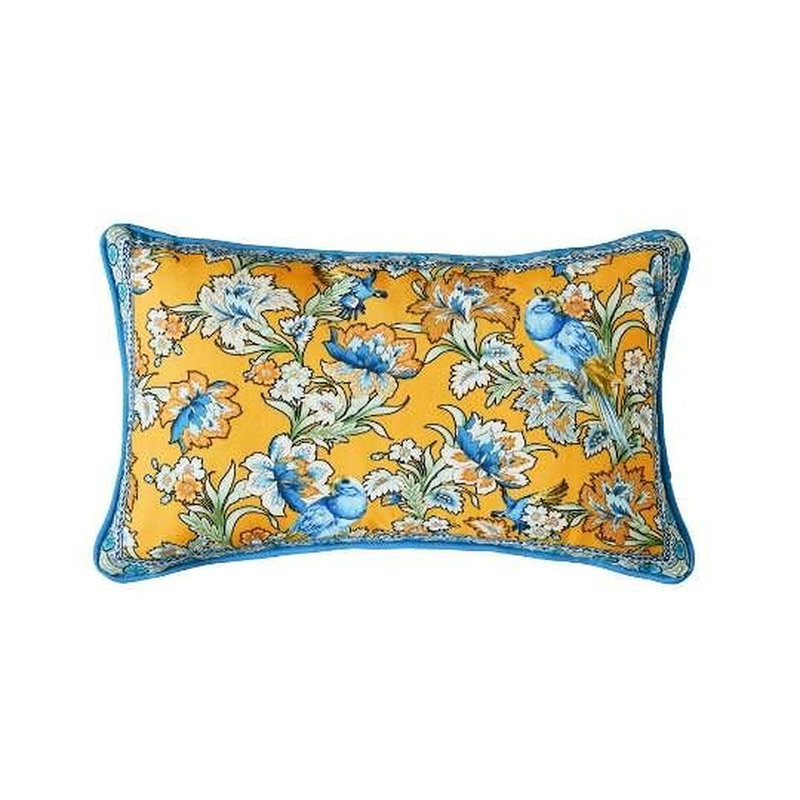 Sona Floral Pillow Cover, Yellow