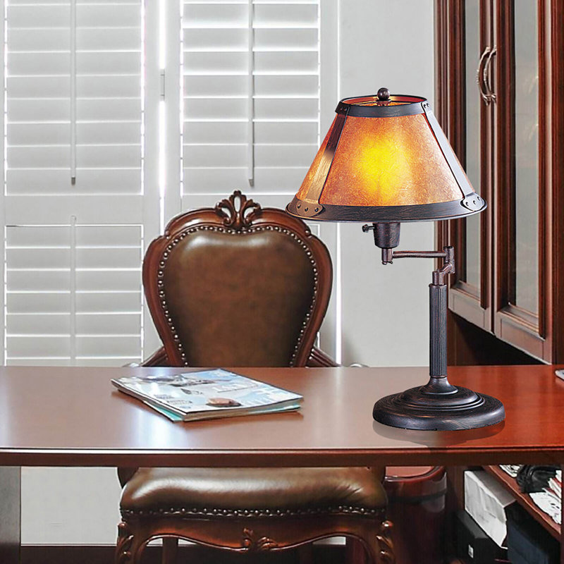 Lampe de bureau métallique 18 po Hizan