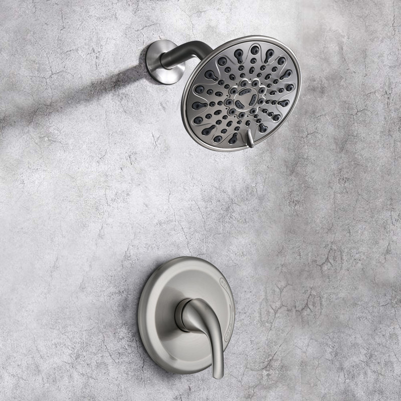 All-In-One Kit with Rough in-Valve, Brushed Nickel