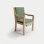 Fauteuil de salle à manger chauffant Solerno - Aloès-2008370865