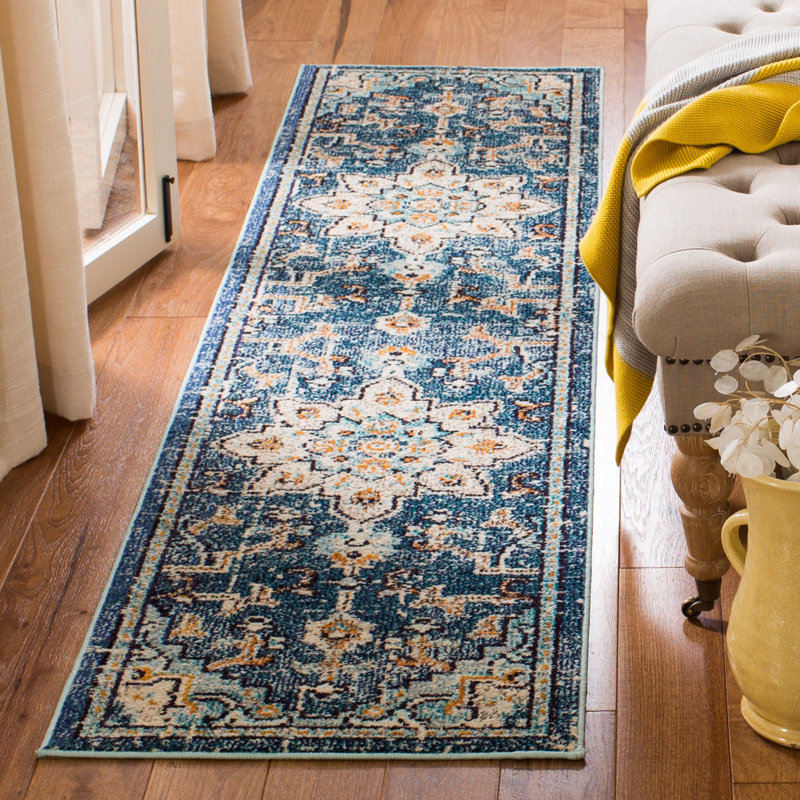 Felty Oriental Indoor Rug, Runner 2' x 8'