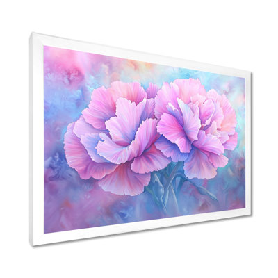 Harmony of Carnation - œillets, art mural