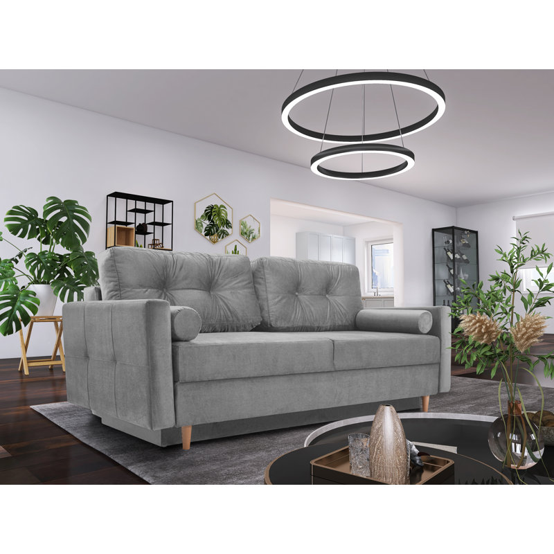 Asly 3 Seater Sofa Bed, Bottle Green