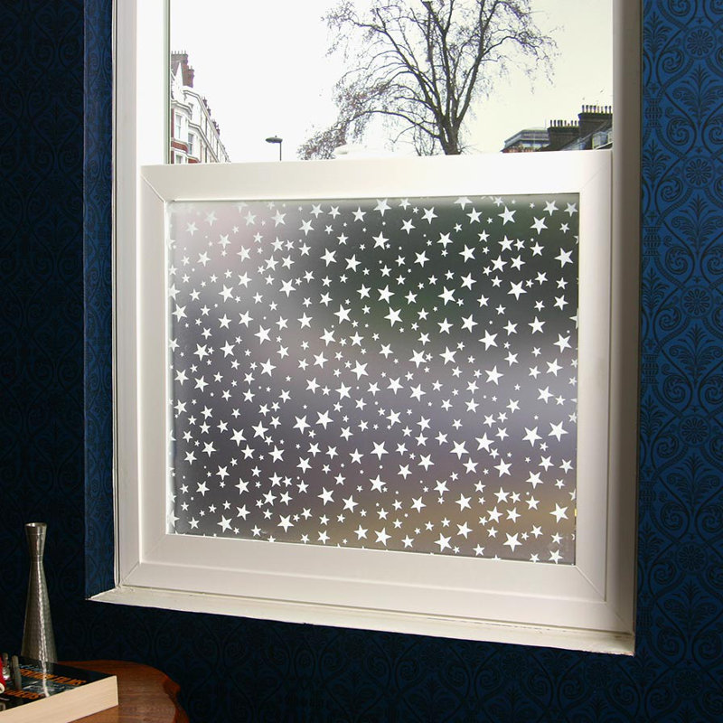 Film d’intimité pour fenêtre étoile, 36 po x 48 po