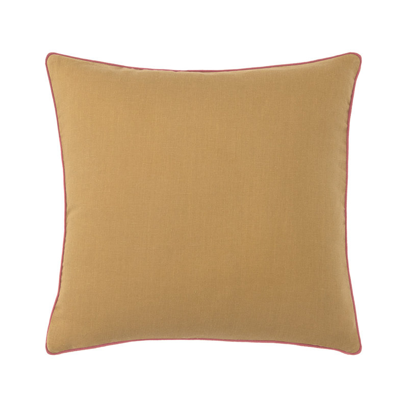 Contes Square Pillow Cover & Insert, Ivory