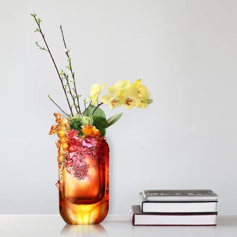 LIULI, vase à fleurs en cristal | Le bonheur en paires