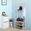 Iron Hall Tree with Shoe Storage-51273041