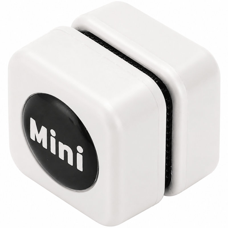 Mini brosse magnétique double face pour nettoyer les vitres d'aquarium et éliminer les algues, idéale pour les petits aquariums et les aquariums en verre.