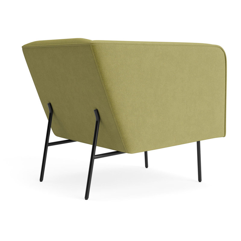 MTO - Dandy Lounge Chair Black Legs, Loden Velvet