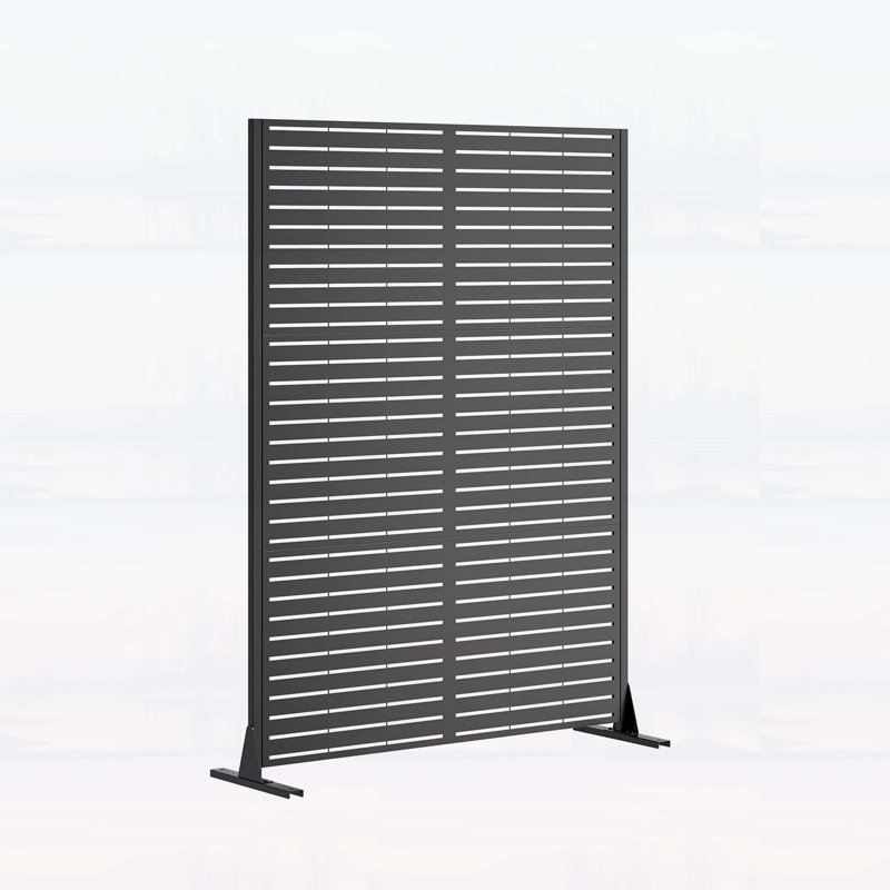 Écran d'intimité élégant en métal pour l'extérieur, idéal pour le patio et le jardin