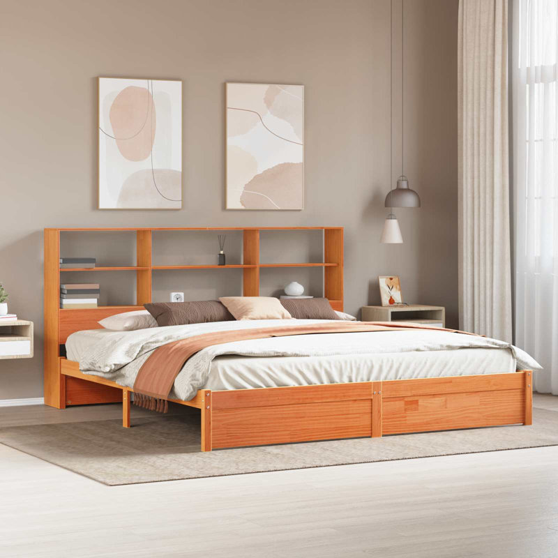 Solid Wood Bed Frame, Super King (6')