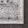 Fullwood Power Loom Traditional Faded Medallion Gray Rug