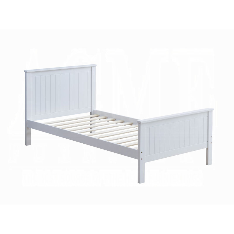 Bungalow Platform Bed, White