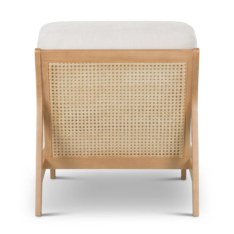 Lucas Armchair, Crosshatch Cream/Oak