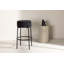 Sargis Upholstered Counter Stool with Metal Frame