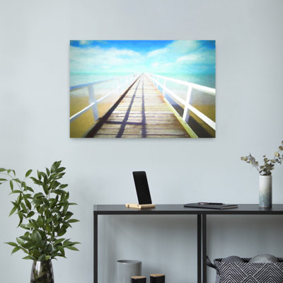 Far As The Eye Can See Abstract Coastal Art