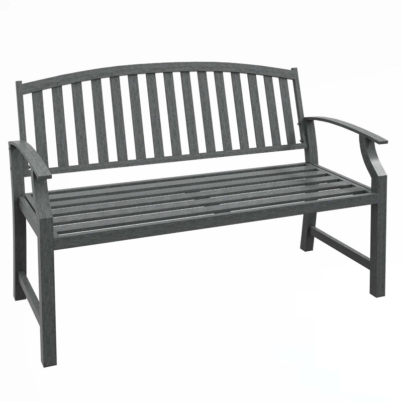 Banc de jardin extérieur en métal 50 "