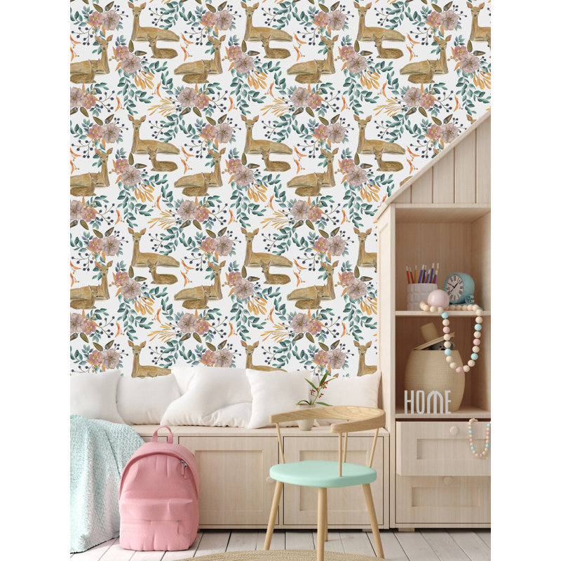 Carreau de papier peint 25 po Deantrae, L 2,09 pi x L 10,42 pi
