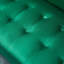 Luxurious Velvet Sofa Bed with Golden Metal Legs, Perfect for Compact Living Spaces and Maximum Comfort.-1114226633