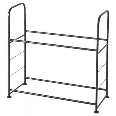 Support à pneus à 2 tablettes pouvant accueillir jusqu'à 8 pneus standard