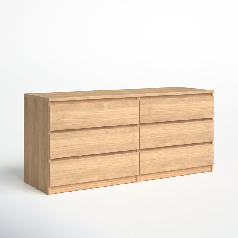 Jada 6 Drawer Double Dresser - 60.5" Width
