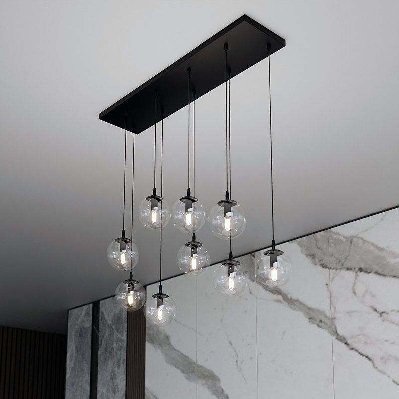 Cadesha 9 - Light Black Pendant, Transparent