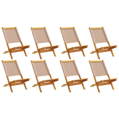 16-4 Polyester/Polyester Blend Garden Chair With Cushion Folding Chair Set