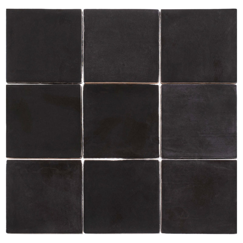 Jenae 4-in. Zellige Glossy Ceramic Wall Tile, Vivin