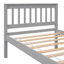 Ensemble de chambre à coucher 2 pièces, lit avec tête de lit et pied de lit Rista-753362036-753362037
