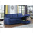 Upholstered Pull out Sectional Sofa-1836945198