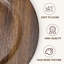 Paquet de 12 assiettes décoratives à grain de bois 13 pouces Rustic