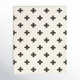 Cavan Geometric Handmade Tufted Wool Black/Off-White Area Rug