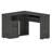 47" Light Gray L Shape Computer Desk With Two Drawers-1305123558
