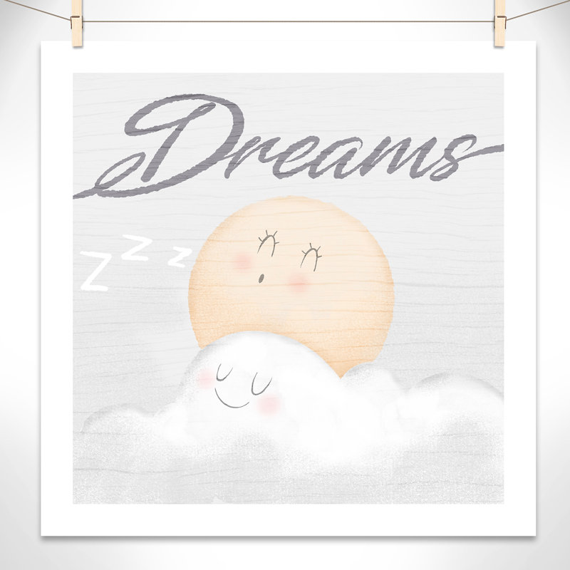 Décoration murale pour 2 enfants rêves de bonbons, H 31 po x l 31 po x P 1 po, Papier