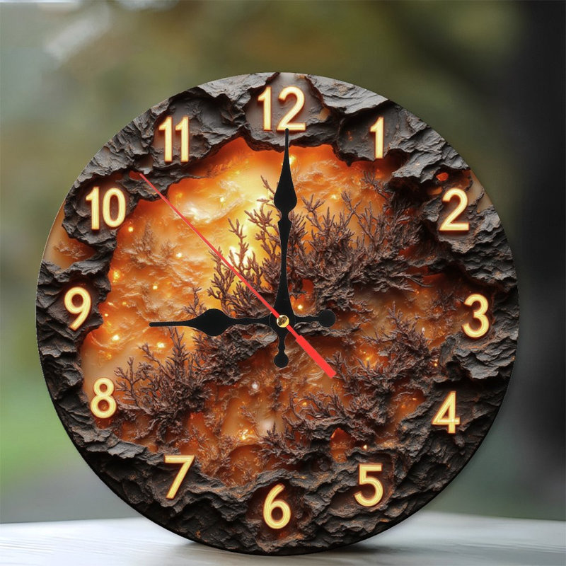 Horloge, chiffres, branches de Rocky Fiery