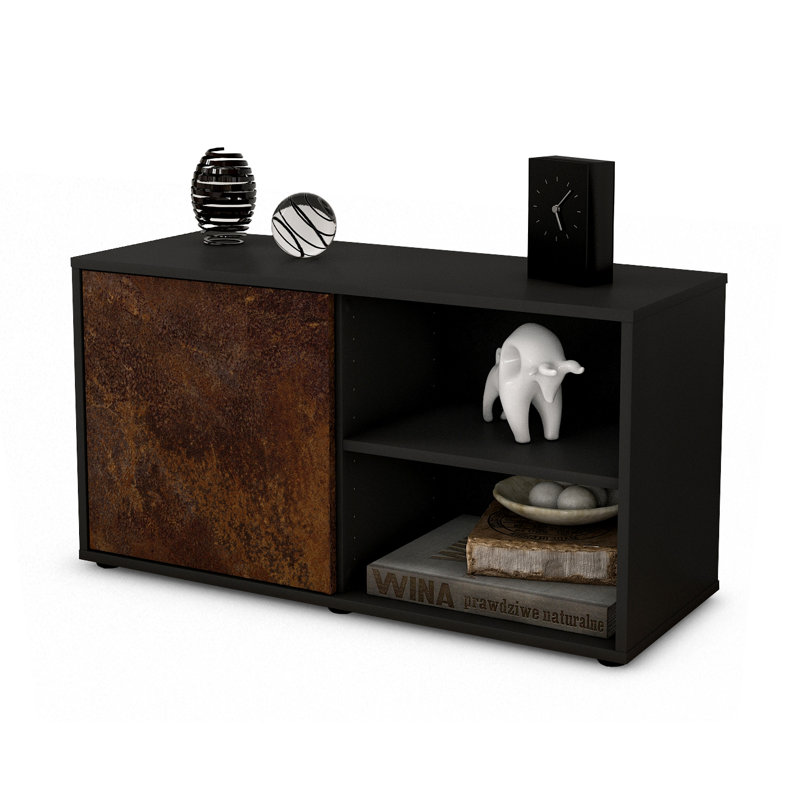 Jaren 91.8cm W Chest of Drawers, Black/Dark brown