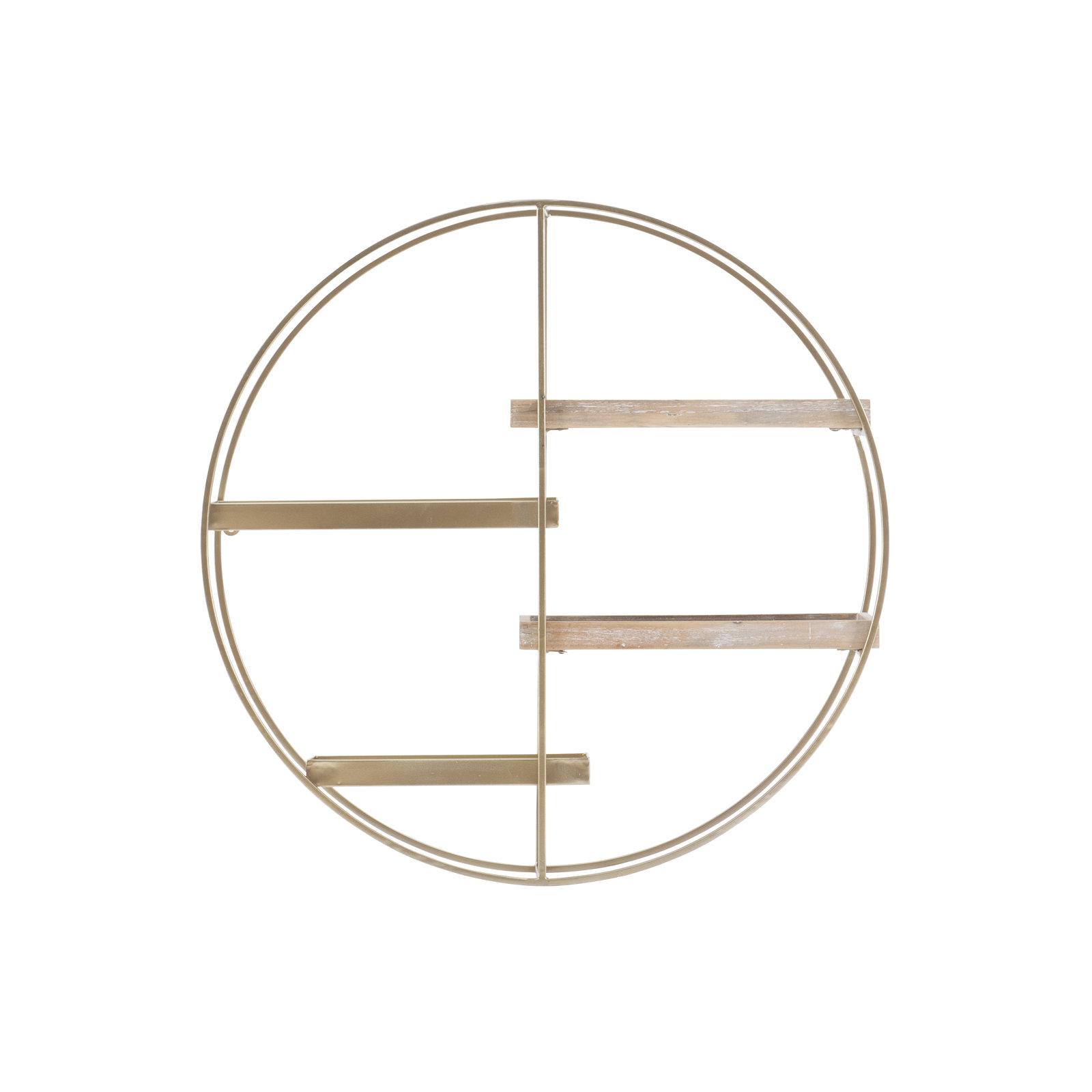 Khala 24" Accent Shelf, Gold