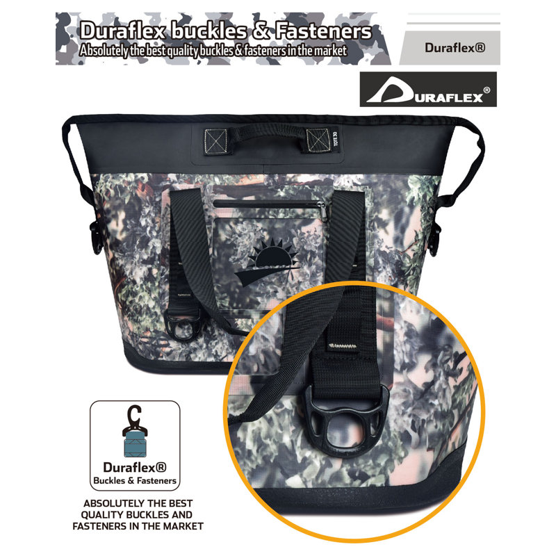 Maxxprime 19 Quarts Picnic Tote Bag Cooler in Black