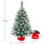 Green Spruce Flocked/Frosted Christmas Tree-314716377-401839302