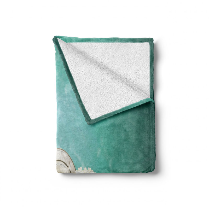 Hand Woven Throw Blanket, 60" W x 80" L
