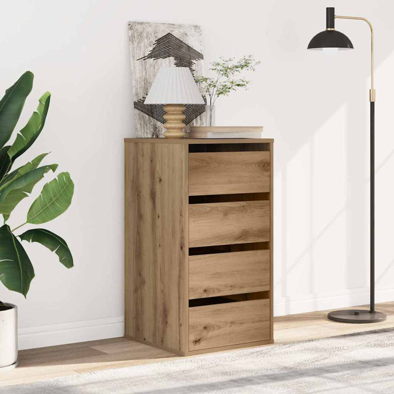 Rectangle Accent Chest, Artisian Oak, 76cm H x 41cm W x 40cm D