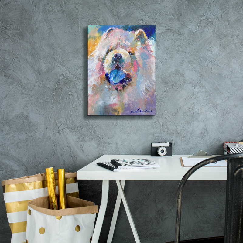 "Art Chow" par Richard Wallich, H 16 po x l 12 po x P 0,75 po