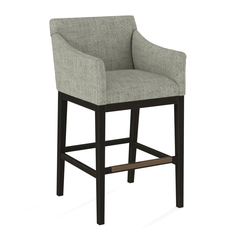 Upholstered Stool, Espresso, 61614-35